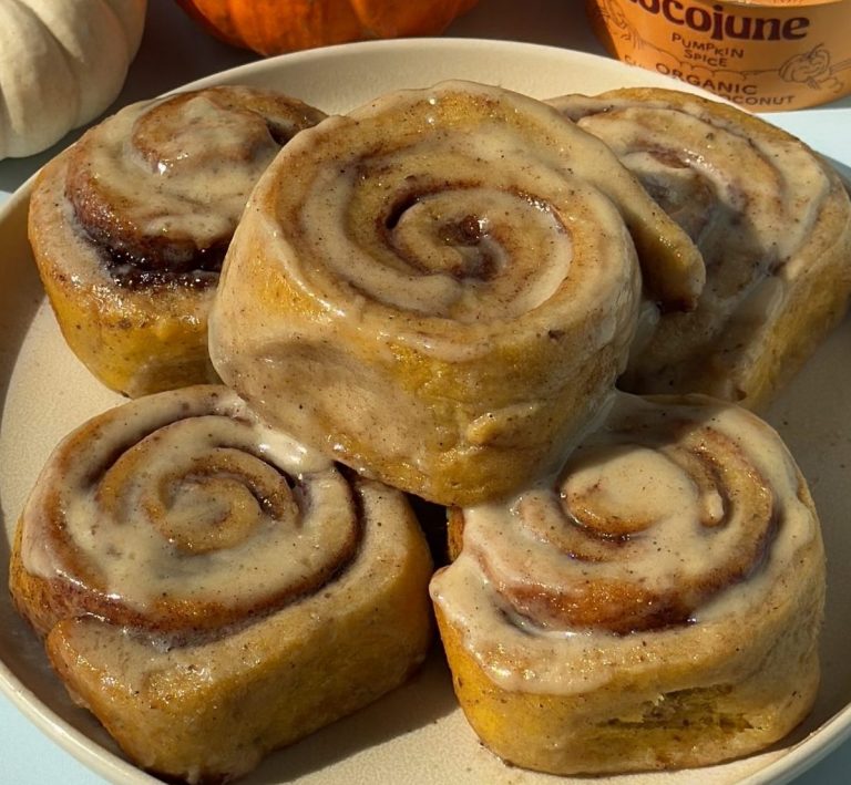 Pumpkin Spice Cinnamon Rolls